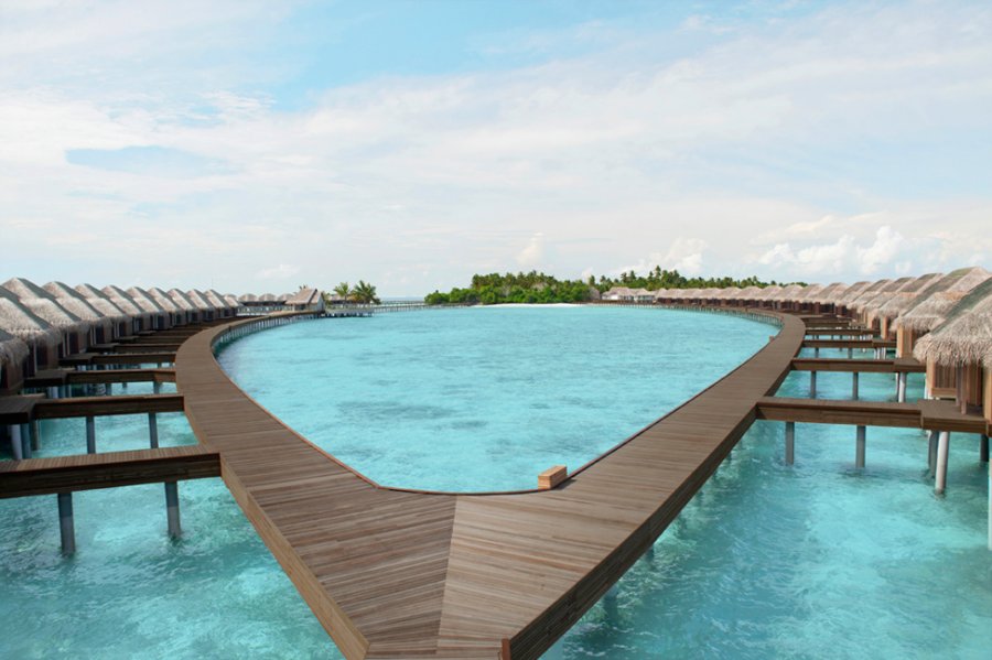 Роскошный интерьер нового отеля на Мальдивах