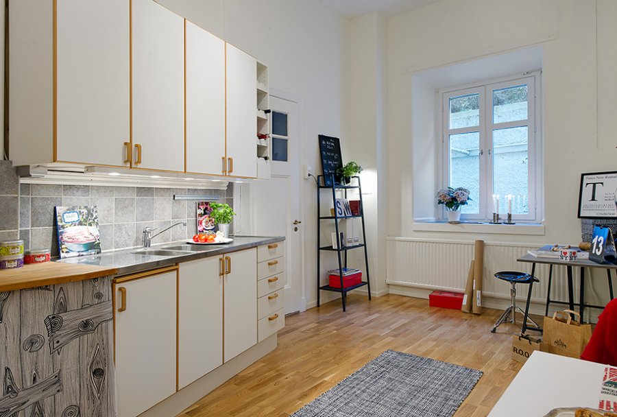 Интерьер квартиры-студии в Швеции