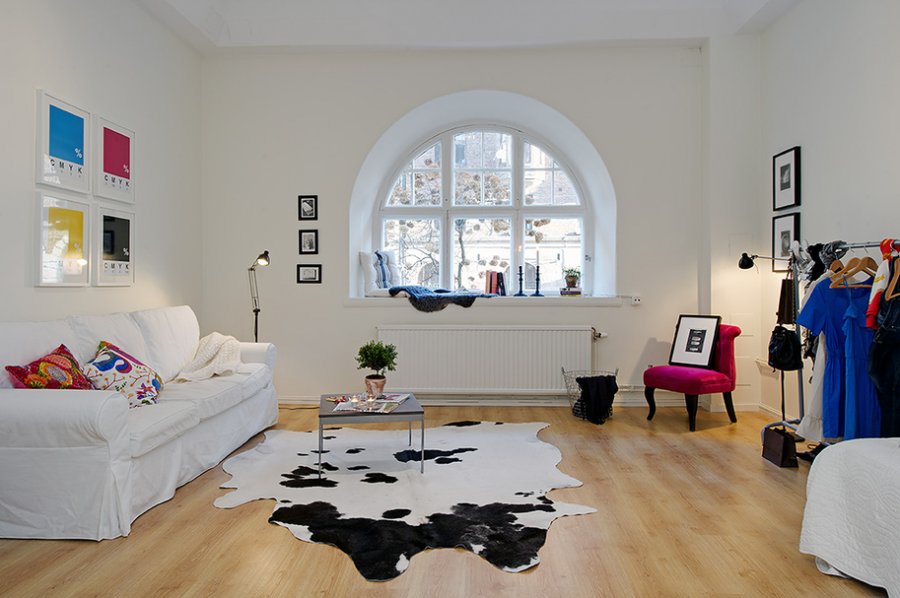 Интерьер квартиры-студии в Швеции