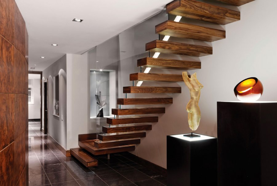 Интерьер двухэтажного пентхауса в Лондоне от Staffan Tollgard Design Group
