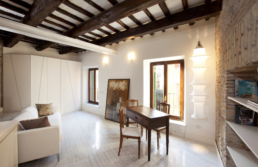 Интерьер небольшой квартиры в Риме от Archifacturing