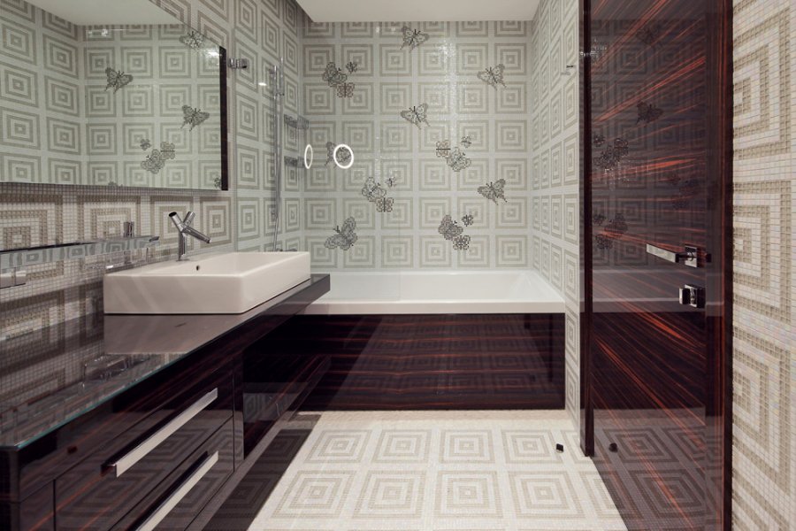 Стильный интерьер апартаментов в Москве от студии Geometrix Design