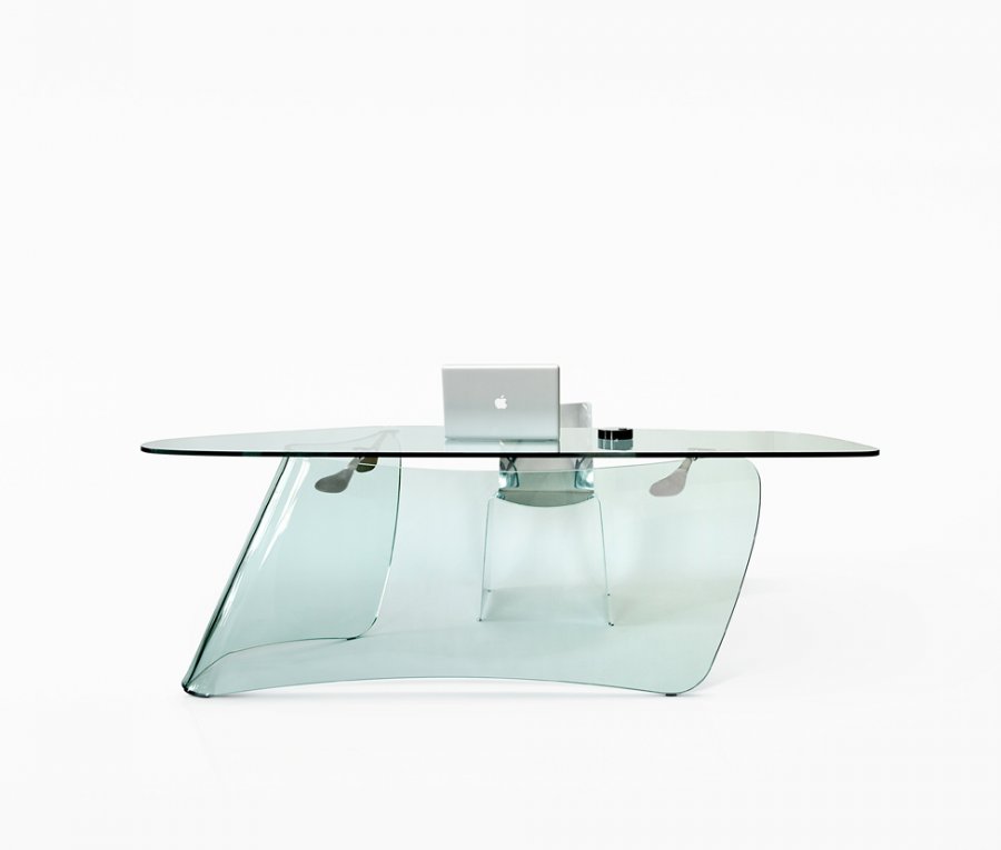 Стеклянный дизайнерский столик  Graph от Xavier Lust