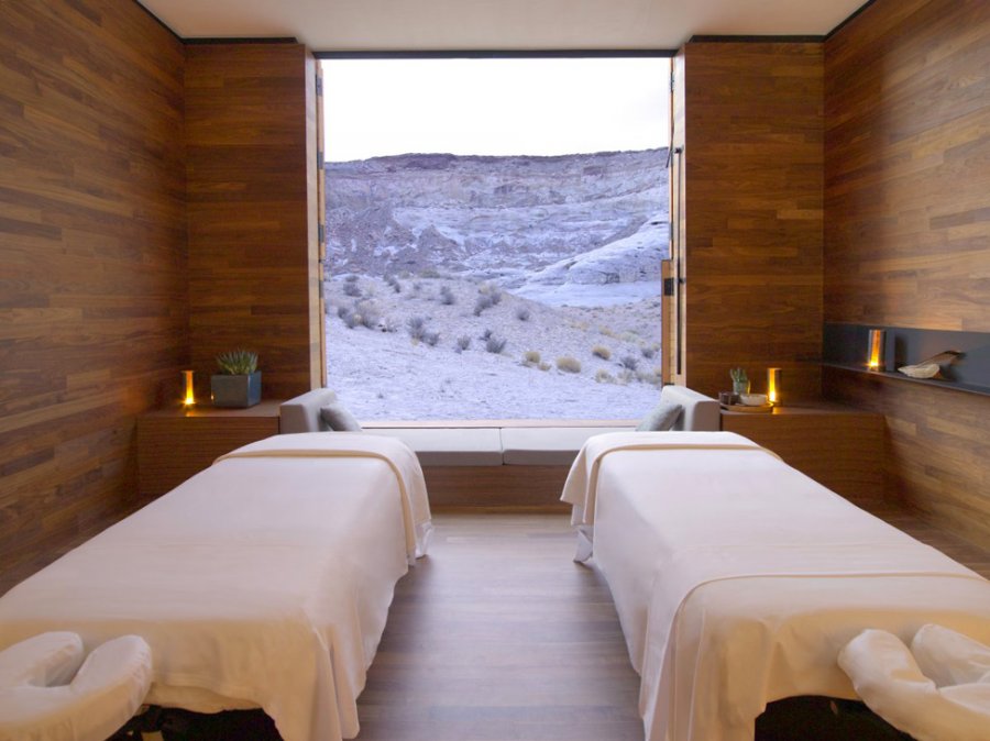 Отель Amangiri среди каньонов в пустыне Юты