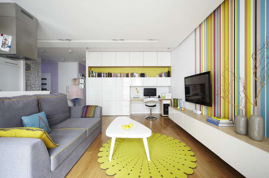 Дизайн интерьера апартаментов в Варшаве  от Widawscy Studio Architektury