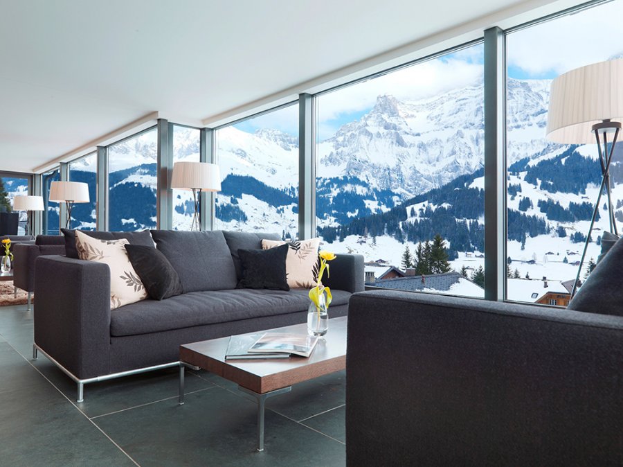 Дизайн интерьера отеля Cambrian в Швейцарских Альпах
