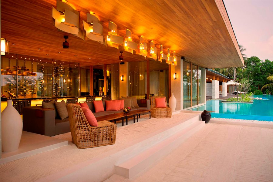 Дизайн интерьера отеля Coco Priv&#233; на Мальдивах