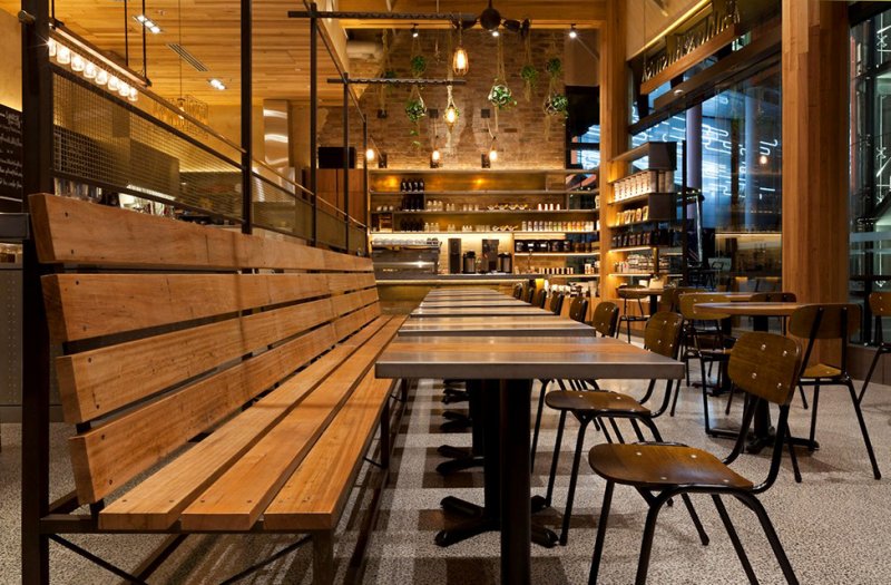 Дизайн интерьера кафе Pablo & Rusty’s в Сиднее