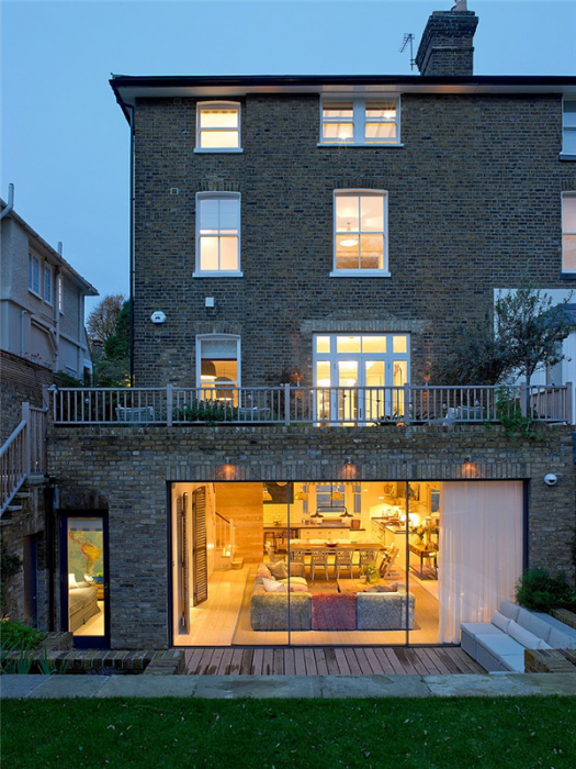 Эклектичный дизайн интерьера особняка в Лондоне