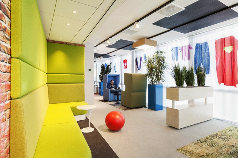 Интерьер офиса Google в Амстердаме